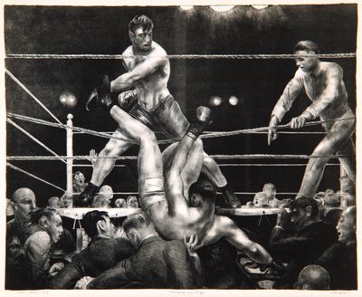 Dempsey and Firpo by George Wesley Bellows